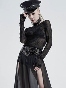 Black Gothic Dresses Python Print Lolita Dress