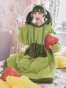 Classic Lolita Outfits Green Long Sleeves Accessory Dress