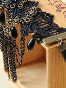 Gothic Lolita Accessories Black Accessory Polyester Miscellaneous
