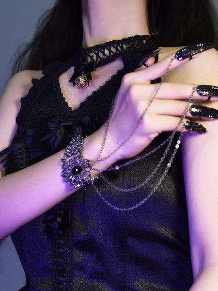 Gothic Lolita Accessories Black Chains Polyester Accessory Miscellaneous