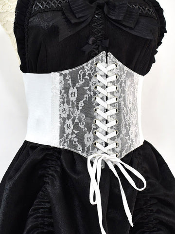 Gothic Lolita Accessories White Polyester Lace Miscellaneous