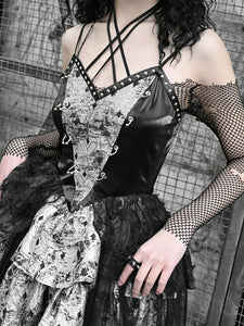 Gothic Lolita Dresses Lace Metal Details Black