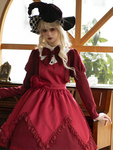Gothic Lolita Hat Accessory Plaid Polyester Black Lolita Accessories
