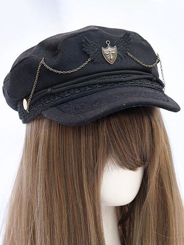 Gothic Lolita Hat Bows Accessory Black Lolita Accessories