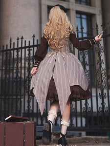 Gothic Lolita Skirt Infanta Coffee Brown Lolita Skirts