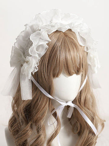 Lolita Accessories Ruffles Lace Polyester Headwear Miscellaneous