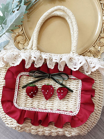 Lolita Bag Polyester Lace Bows Accessory Lolita Accessories