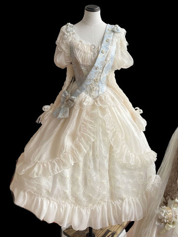 Lolita Wedding Dress Lolita Accessories Ecru White Polyester Accessory Miscellaneous