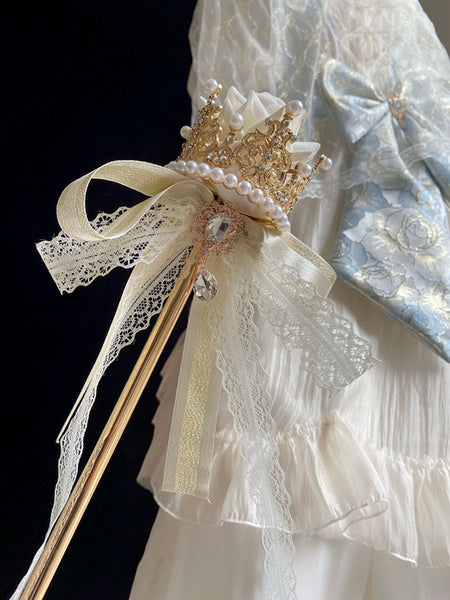 Lolita Wedding Dress Lolita Accessories Ecru White Polyester Accessory Miscellaneous