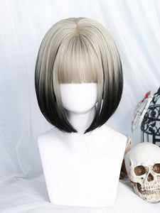 Ombre Lolita Wig Short Heat-resistant Fiber Lolita Accessories