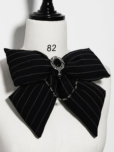 Pre-sell Gothic Lolita Accessories Black Chains Stripes Bowknot Polyester Miscellaneous