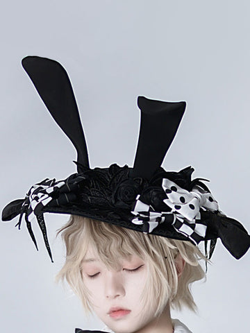 Pre-sell Gothic Lolita Hat Black Lace Accessory Polyester Lolita Accessories