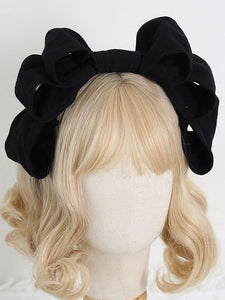 ROCOCO Style Lolita Accessories Pink Bows Polyester Fiber Headwear Miscellaneous