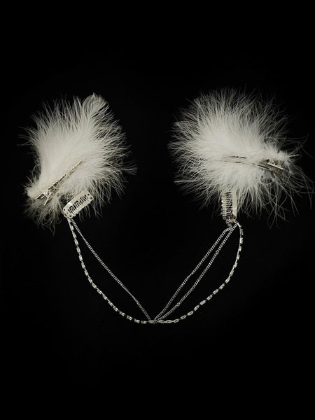 ROCOCO Style Lolita Accessories White Chains Headwear Metal Miscellaneous