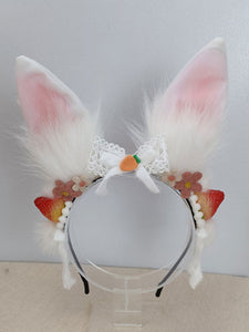 ROCOCO Style Lolita Accessories White Flowers Polyester Fiber Headwear Miscellaneous