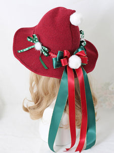 ROCOCO Style Lolita Hat Pom Poms Accessory Bow Polyester Green Lolita Accessories