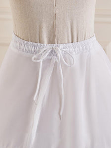 ROCOCO Style Lolita Petticoats Polyester Tiered White Lolita Skirt