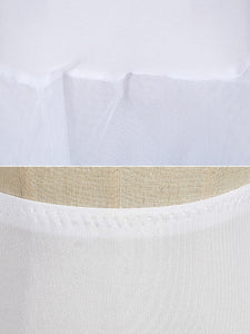 ROCOCO Style Lolita Petticoats Polyester White Lolita Skirt
