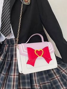 Royal Blue Lolita Bag PU Leather Bows PU Leather Cross-body Bag Lolita Accessories