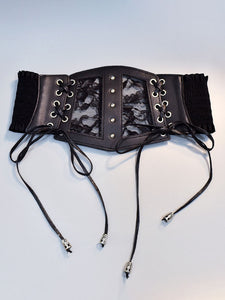 Steampunk Lolita Accessories Black Lace Up Lace Lace Polyester Fiber Miscellaneous