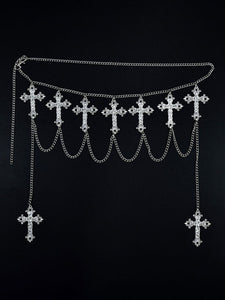 Steampunk Lolita Accessories Silver Chains Metal Accessory Miscellaneous