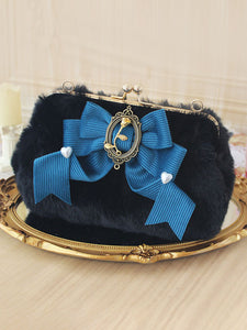 Sweet Lolita Bag Bow Pink Ruffles Handbag Polyester Lolita Accessories