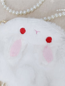 Sweet Lolita Bag White Polyester Pearls Cross-body Bag Lolita Accessories