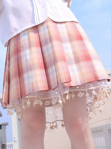 Sweet Lolita Bloomers Sequins Ruffles White Lolita Shorts