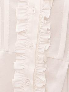 Sweet Lolita Blouses Bows Lace Long Sleeves Lolita Top Blouse Bow White Lolita Shirt