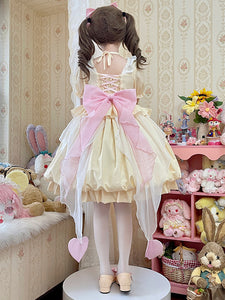 Sweet Lolita Dress Chiffon Short Sleeves Sweet Lolita Dress