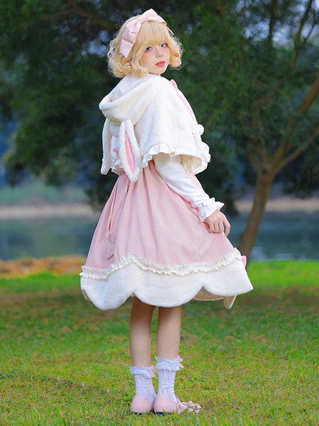 Sweet Lolita Dress Corduroy Sleeveless Jumper Lolita Dress