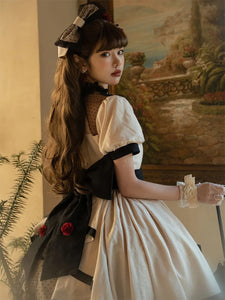 Sweet Lolita Dress Cotton Short Sleeves Jumper Sweet Lolita Dress