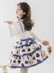 Sweet Lolita Dress Cotton Sleeveless Sweet Jumper Lolita Dress