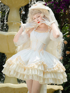 Sweet Lolita Dress Jacquard Sleeveless Jumper Sweet Lolita Dress