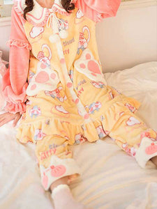 Sweet Lolita Dress Polyester Long Sleeves Bows Sweet Jumpsuit Lolita Dress