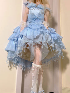 Sweet Lolita Dress Polyester Sleeveless Dress