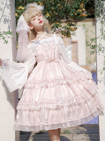 Sweet Lolita Dress Polyester Sleeveless Jumper Lolita Dress