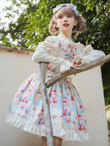 Sweet Lolita Dress Polyester Sleeveless Jumper Sweet Lolita Dress