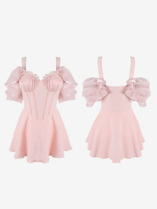 Sweet Lolita Outfits Pink Sleeveless Jumpsuit