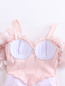 Sweet Lolita Outfits Pink Sleeveless Jumpsuit