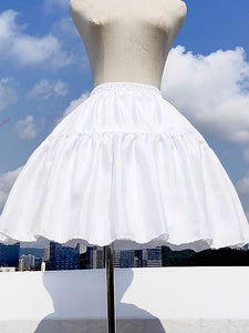 Sweet Lolita Petticoats Polyester White Lolita Skirt