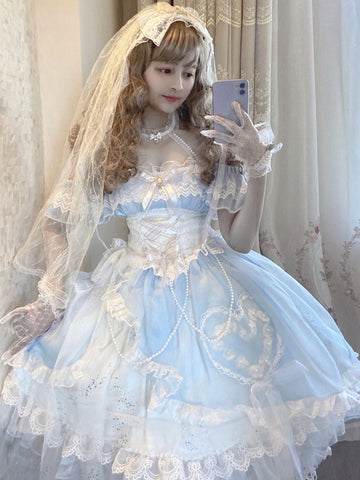 Sweet Lolita Tiered Flounce Sweet Lolita Dress