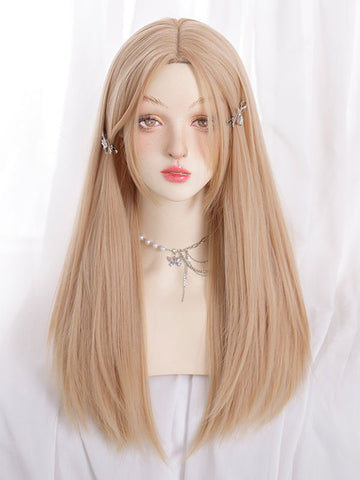 Sweet Lolita Wig Gold Heat-resistant Fiber Lolita Accessories