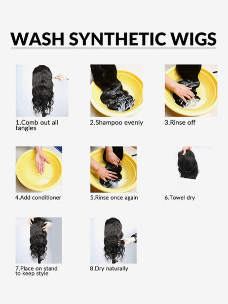 Sweet Lolita Wigs Brownish Black Long Heat-resistant Fiber Tousled Lolita Accessories