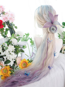 Sweet Lolita Wigs Long Heat-resistant Fiber Lilac Lolita Accessories