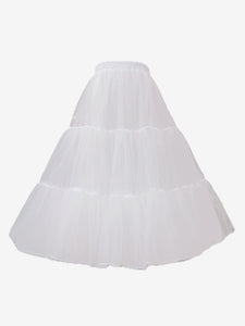 Tulle Lolita Petticoats Tiered White Lolita Skirt
