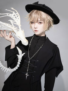 【Pre-sell】 Gothic Lolita Ouji Fashion Bowknot Flat Hat