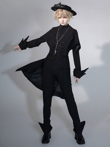 【Pre-sell】 Gothic Lolita Ouji Fashion HIgh Neck Shirt