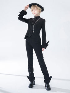 【Pre-sell】 Gothic Lolita Ouji Fashion Straight-leg Pants