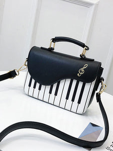 Sweet Lolita Bag Black Shoulder Bag PU Leather Lolita Accessories